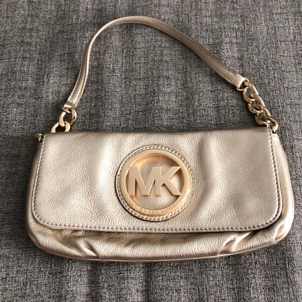 Michael Kors gold purse